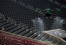 Estádio de Atlanta usará drones para higienização de áreas entre os eventos