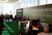 Centro de Convenções Rebouças em momento histórico da vacinação no país