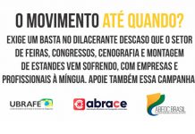 ABEOC Brasil, UBRAFE e ABRACE lançam movimento nas mídias sociais