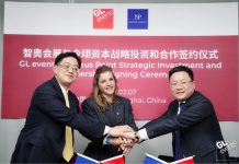 GL events China receberá investimento de 2 bilhões de RMB