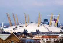 O2 Arena instalará turbinas eólicas para gerar sua própria energia
