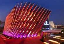 Pavilhão Emirates chama a atenção de visitantes na Expo 2020 Dubai