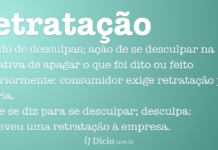 RETRATAÇÃO