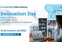 in-cosmetics Latin America traz em fevereiro o Innovation Day