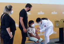 Centro de Convenções Rebouças é novamente palco de momento histórico da vacinação no país