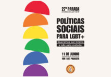 27ª Parada do Orgulho LGBT+ de São Paulo acontece dia 11 de junho
