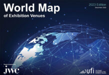 UFI lança versão atualizada e expandida de mapa mundial de Centros de Exposições