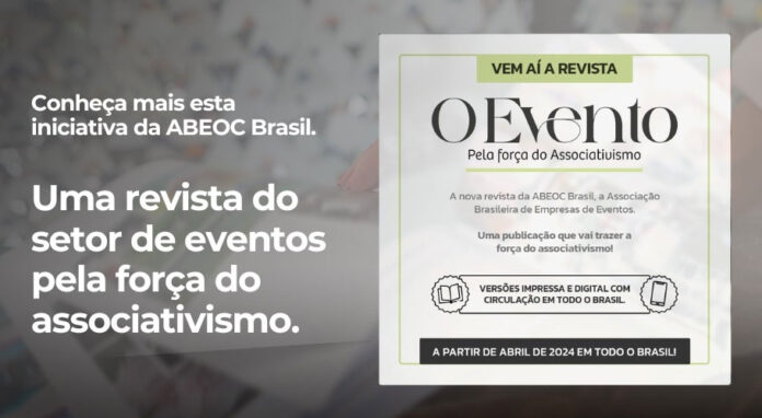 ABEOC Brasil anuncia o lançamento da Revista O Evento