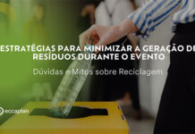 Estratégias para minimizar a geração de resíduos durante o evento: dúvidas e mitos sobre reciclagem