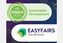 Easyfairs ganha o Prêmio UFI de Desenvolvimento Sustentável 2024