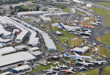 Farnborough International Airshow 2026 já está com 85% dos espaços vendidos