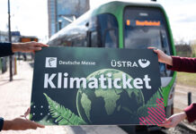 Deutsche Messe lança “Climate Ticket” para transporte público gratuito para feiras