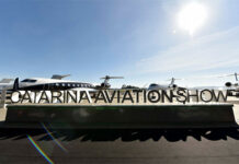 Catarina Aviation Show 2025 dobra área de exposição de aeronaves