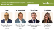 UFI anuncia novos líderes regionais; Maurício Macedo será 1º VP para a América Central e do Sul