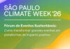 Fórum de Eventos Sustentáveis debate como grandes eventos podem gerar impacto positivo durante a SPCW’26