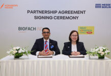 Messe Berlin e NürnbergMesse unem Biofach India e Fruit Logistica em Mumbai